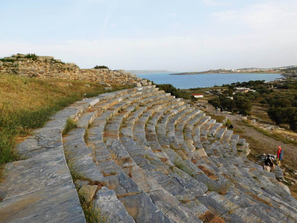 The view from Thorikos theatre