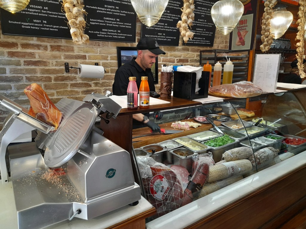 Di Santo Premium Sandwiches at Corfu Old Town